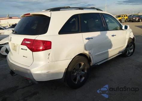 2007 Acura Mdx Sport Package из США, поврежденный, VIN 2HNYD28897H546941
